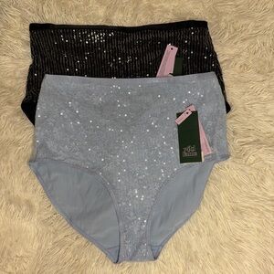 Wild Fable Black and Gray Sequin Kids Shorts